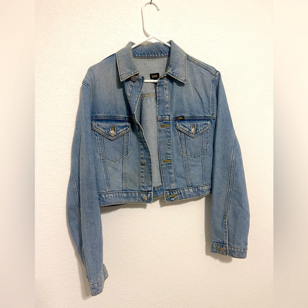 Lee Cropped Denim Jacket